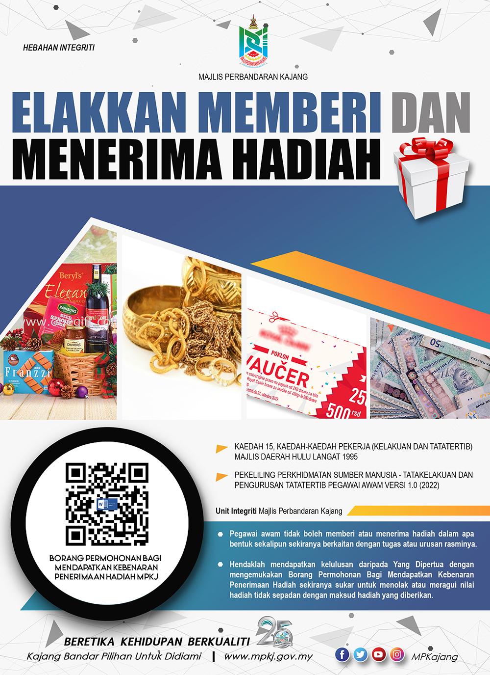 integriti hadiah