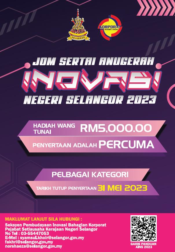 poster inovasi selangor 2023